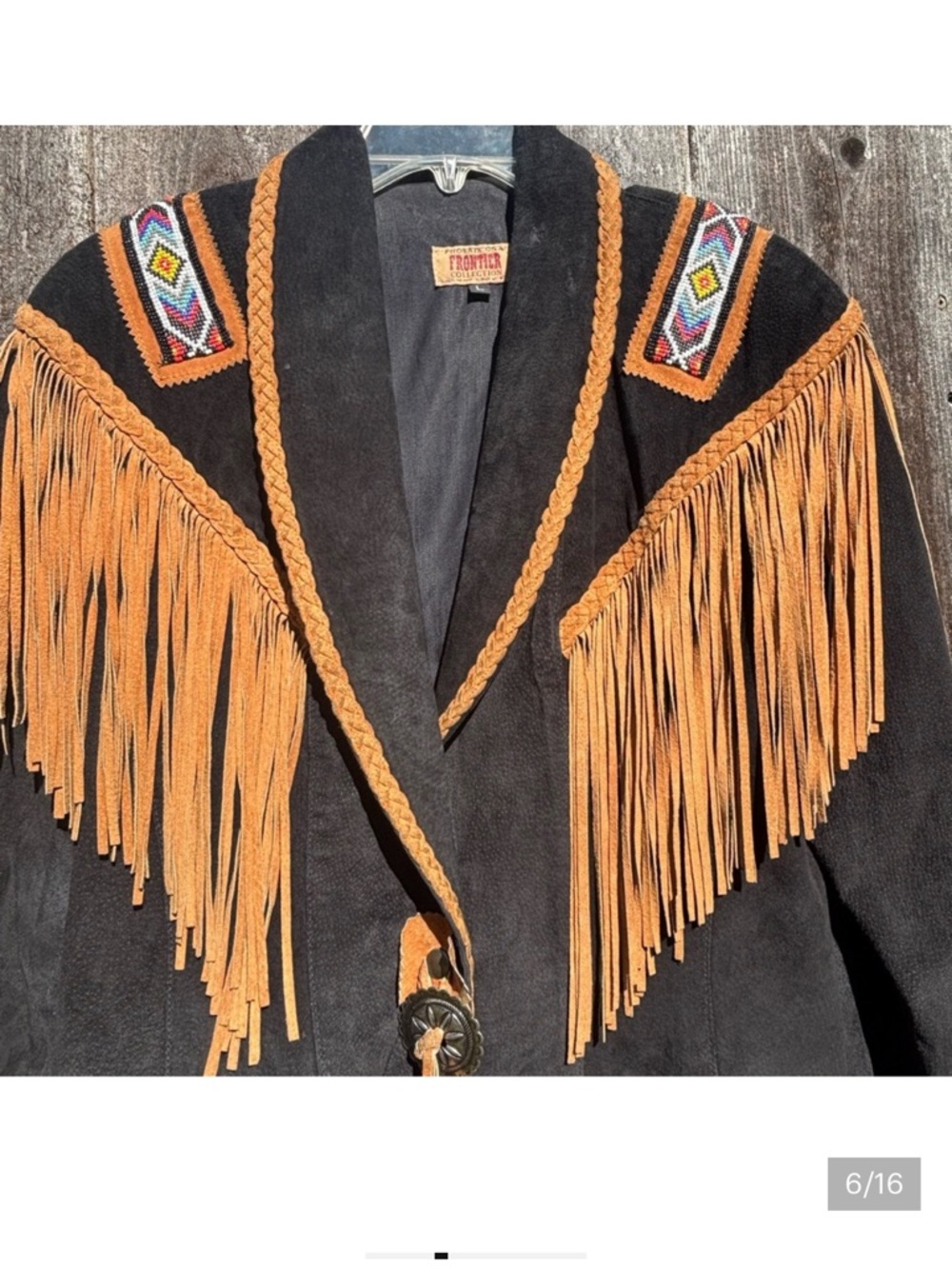 American Vintage Suede Fringe Jacket - Picture 2 of 9